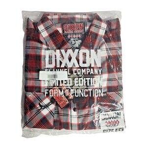Dixxon Klock Men's Size 4X Long Sleeve Flannel Plaid Shirt with Buttons NWT NIB